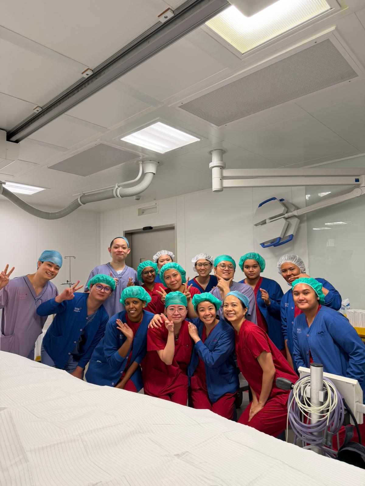 Cath lab team photo Ng Teng Fong General Hospital